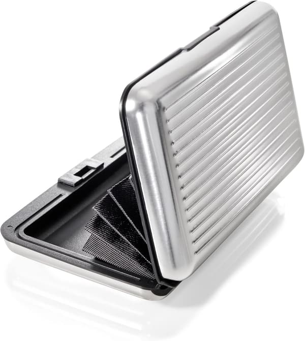 VALLET® Aluminium Kreditkartenetui mit NFC & RFID Schutz