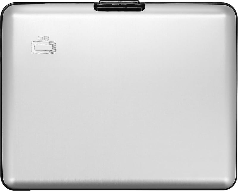 Aluminium Geldbörse mit RFID-Schutz und großer Kapazität - Modell Smart Case Big Stockholm
