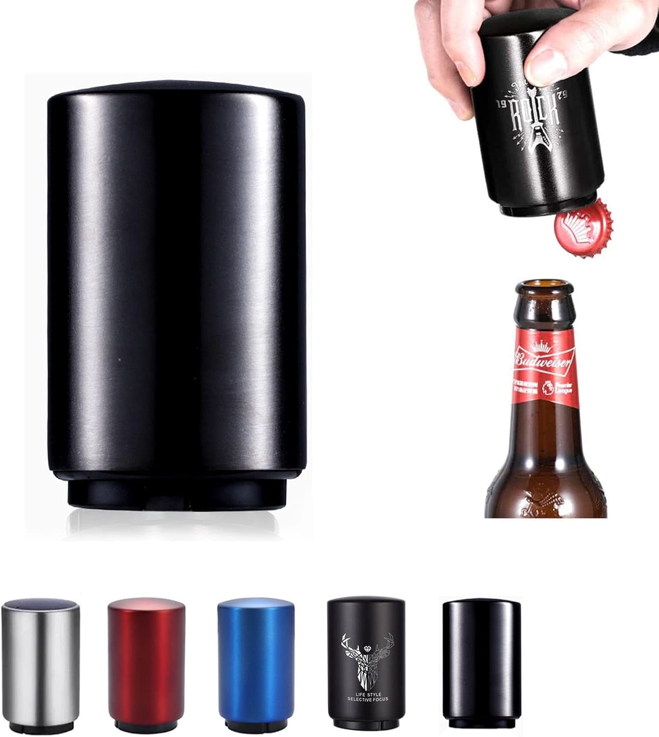 Magnetischer Edelstahl Bierflaschenöffner für Männer zum Vatertag