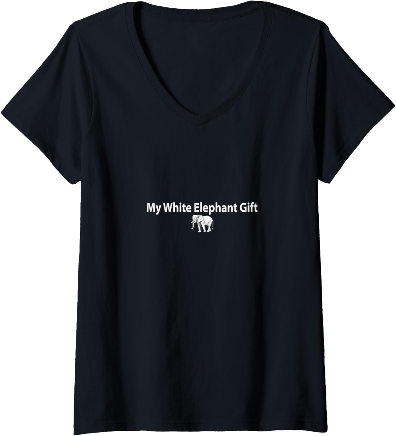Lustiges T-Shirt mit V-Ausschnitt für Damen als Geschenk