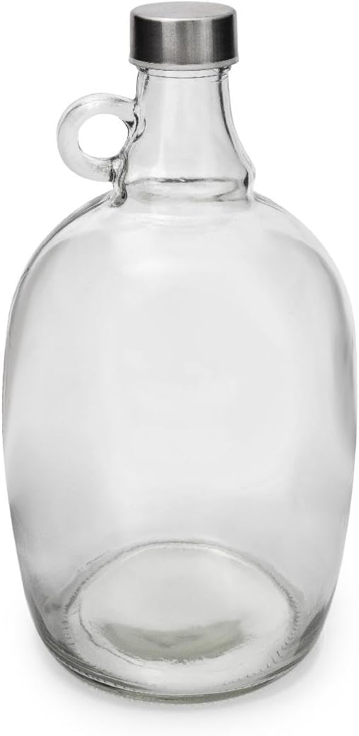 2l Glasflasche mit Rundgriff für Wein, Likör und Öl