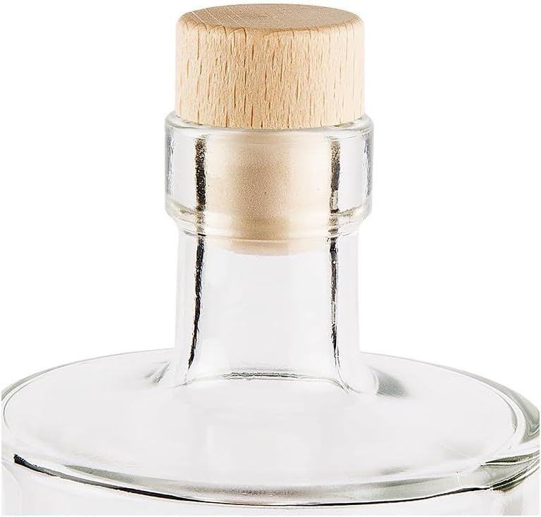Glasflaschen mit Korken, 500 ml, 2er Set – ideal zum Befüllen und Verschenken