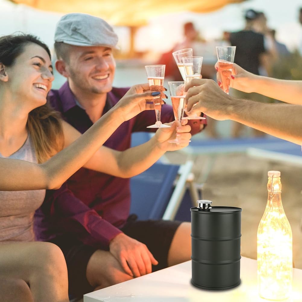 Edelstahl Flachmann 700ml - Auslaufsicheres Geschenk für Männer und Frauen