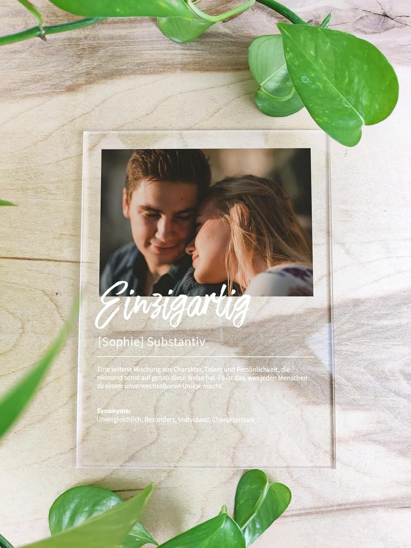 Personalisiertes Acryl-Foto Geschenk – Einzigartig für Geburtstage