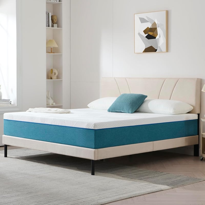Orthopädische Kaltschaummatratze 90x200 cm, mittlerer Härtegrad H3, waschbarer Bezug