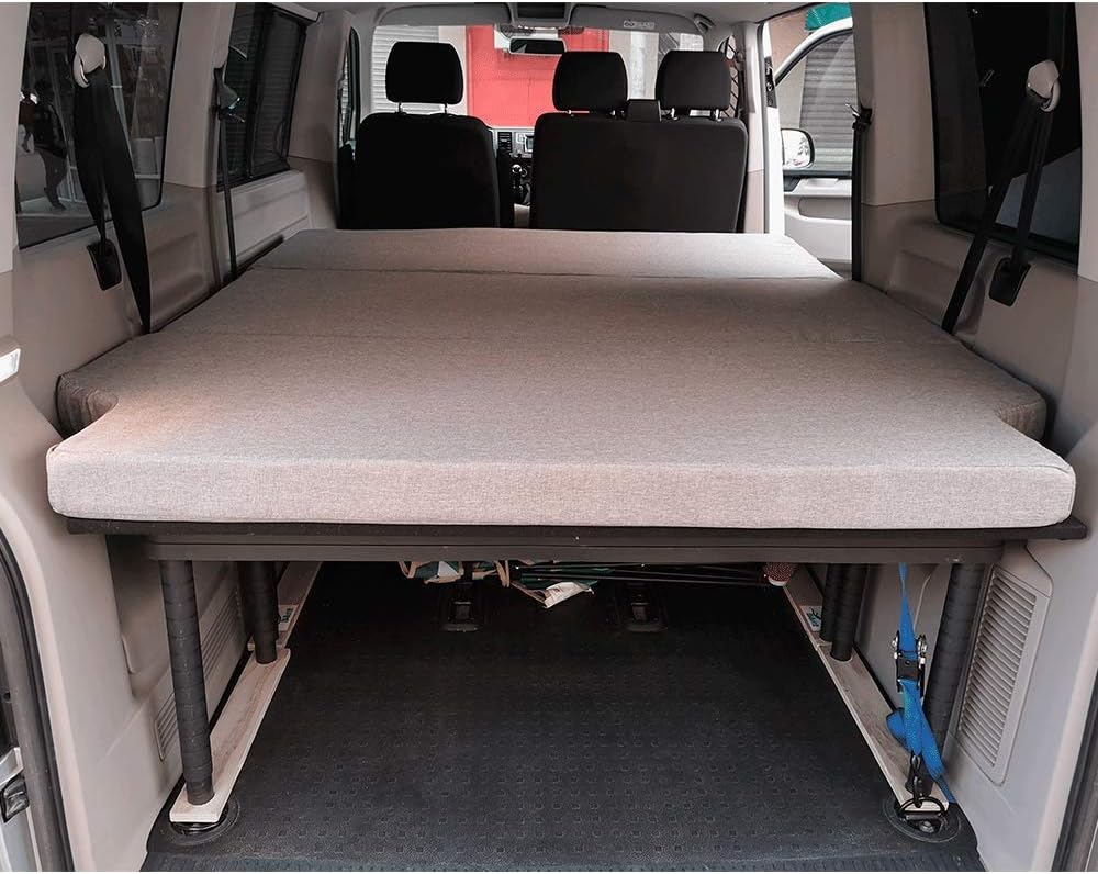 Viskoelastische Faltmatratze für VW T4/T5/T6 Multivan, 185x148x8 cm