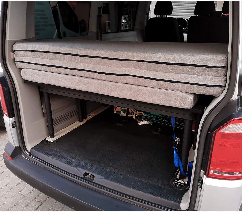 Viskoelastische Faltmatratze für VW T4/T5/T6 Multivan, 185x148x8 cm