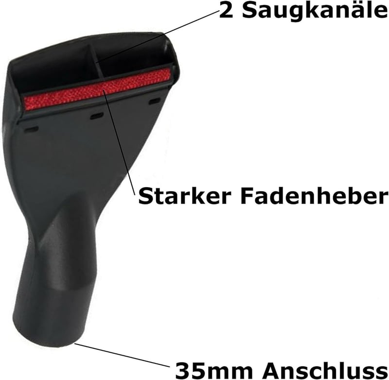 Maxorado XL Matratzendüse 35mm für Kärcher, Bosch, Miele u.a.