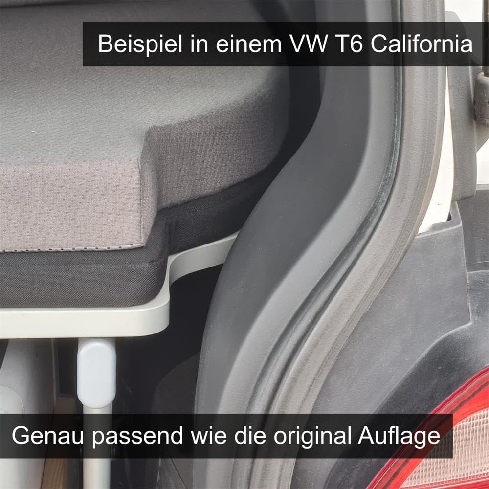 Klappmatratze 115x198 für VW T4/T5/T6 California & Mercedes Marco Polo