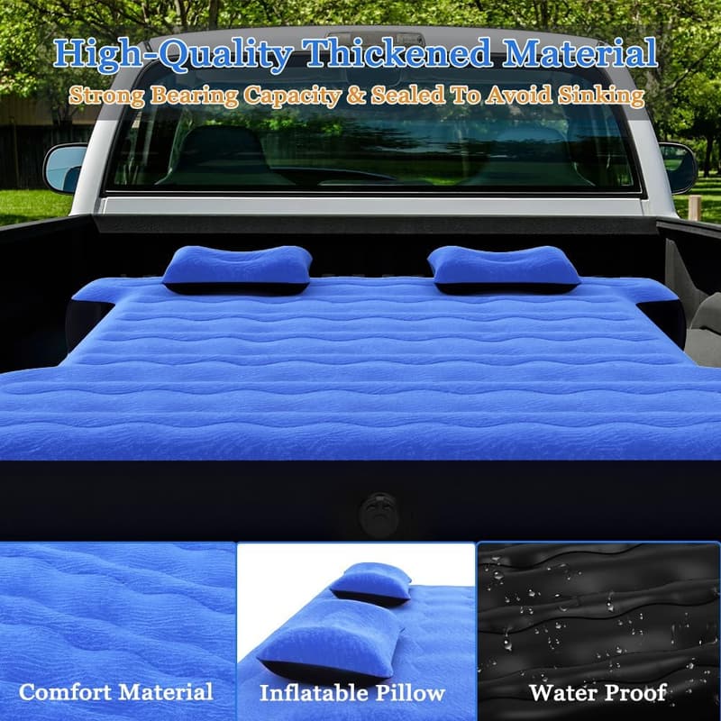 Camping Luftmatratze für Pickup-Truck mit aufblasbarem Kissen