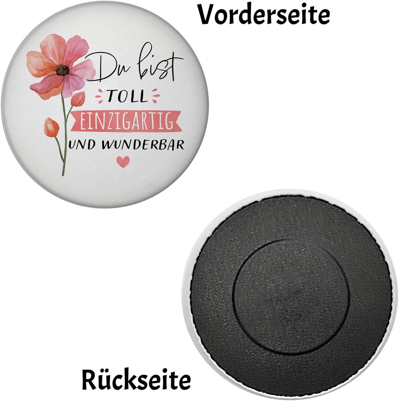 Magnet mit Spruch 