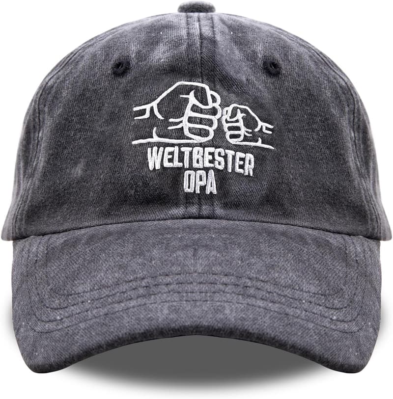 Geschenkideen für Männer: Basecap zum Geburtstag oder Vatertag