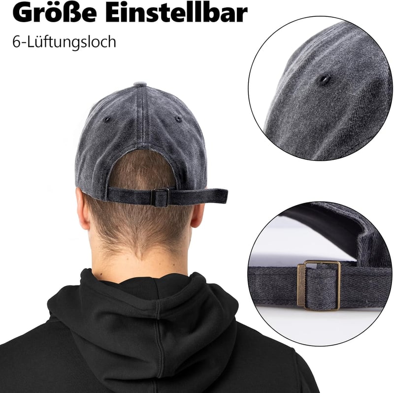 Geschenkideen für Männer: Basecap zum Geburtstag oder Vatertag
