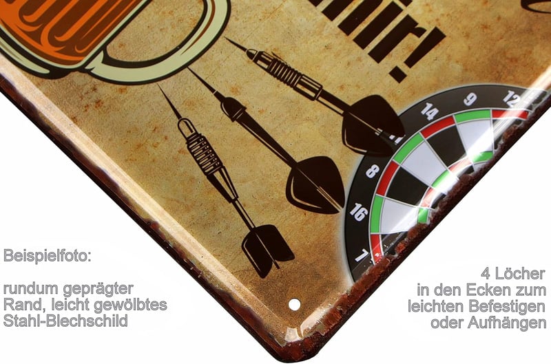 Retro Blechschild 