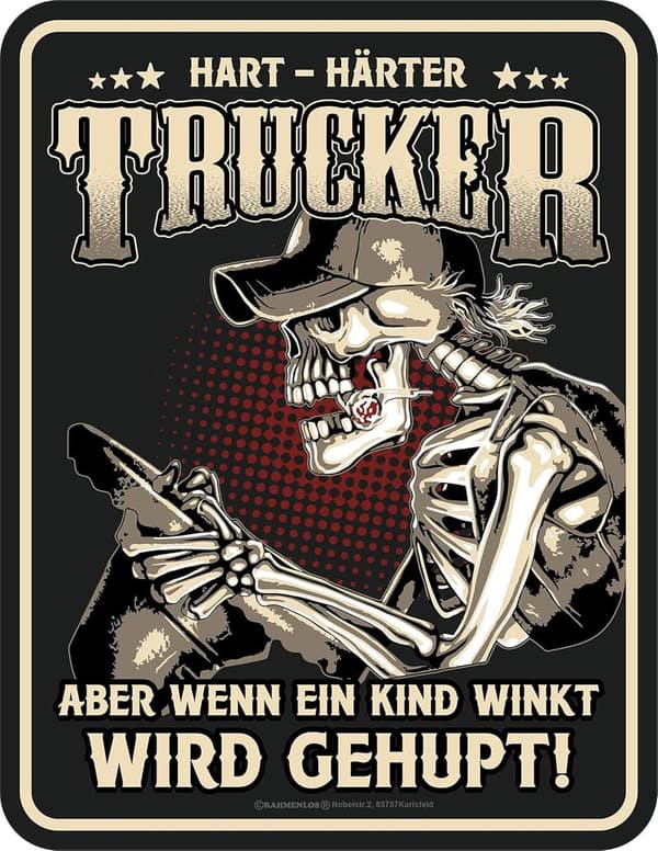 Deko Blechschild 