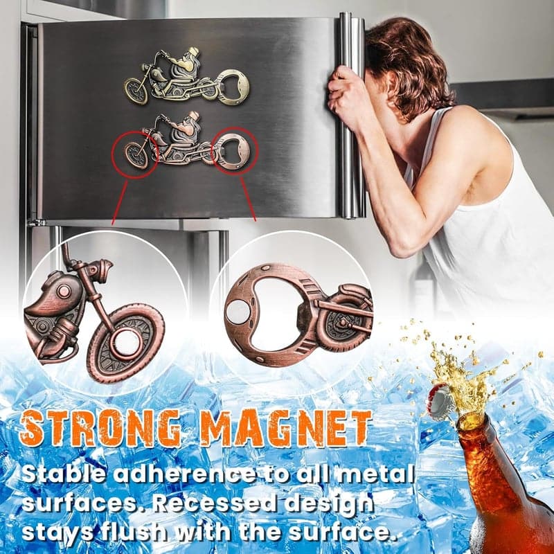 Magnetischer Vintage Motorrad Flaschenöffner für Männer – Biergeschenke