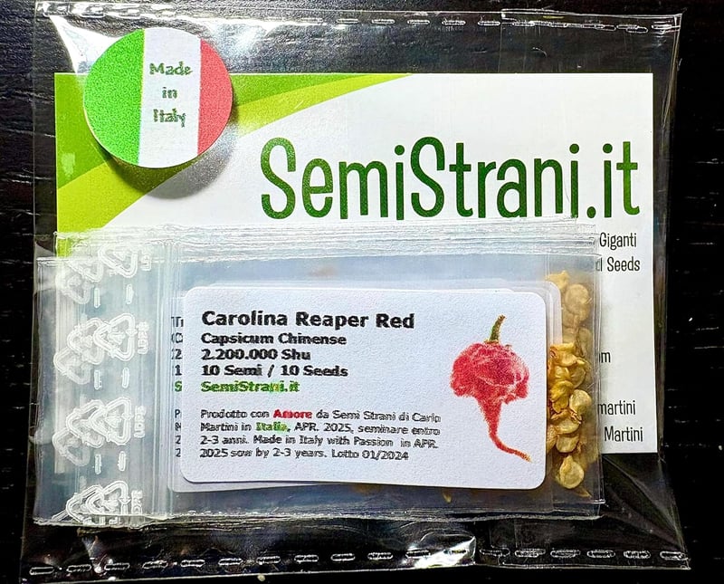 Klassische Chili-Samen-Kollektion: Carolina Reaper & Trinidad Moruga