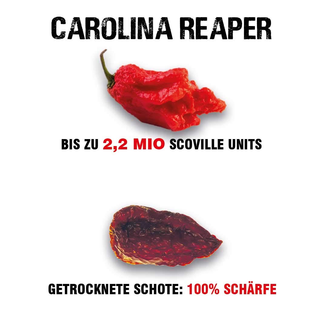 Scovillas getrocknete Carolina Reaper Schoten, 20g