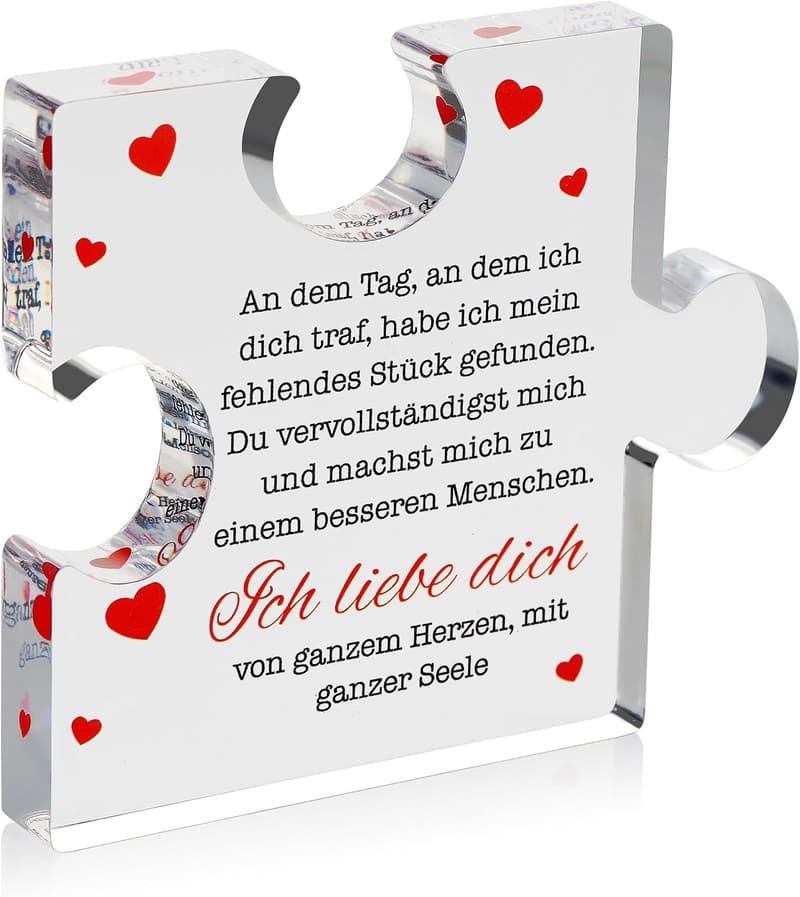 Romantisches Hochzeitstagsgeschenk für Paare – VELENTI Pärchen Geschenk
