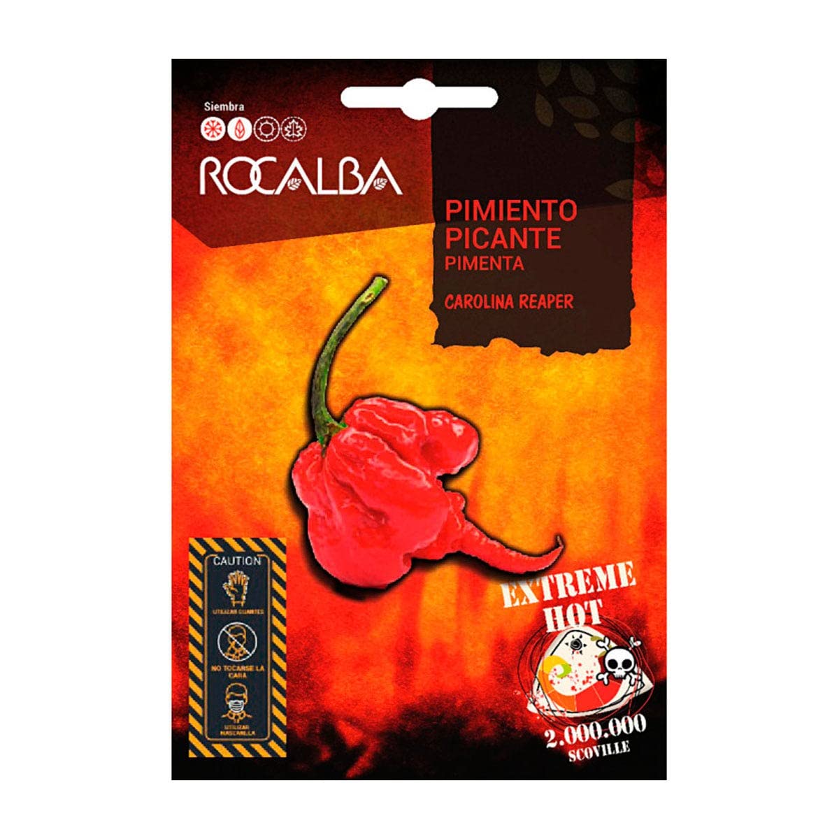 Carolina Reaper Chili-Samen von Rocalba