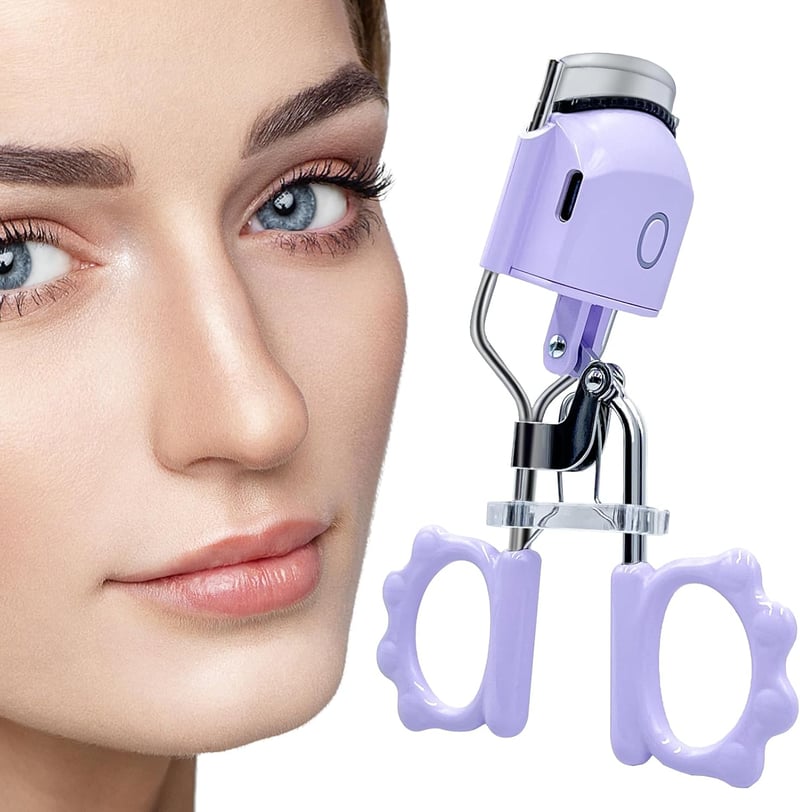 Beheizte Wimpernzange für Frauen, wiederaufladbar, 2 Heizmodi, schnelles Aufheizen