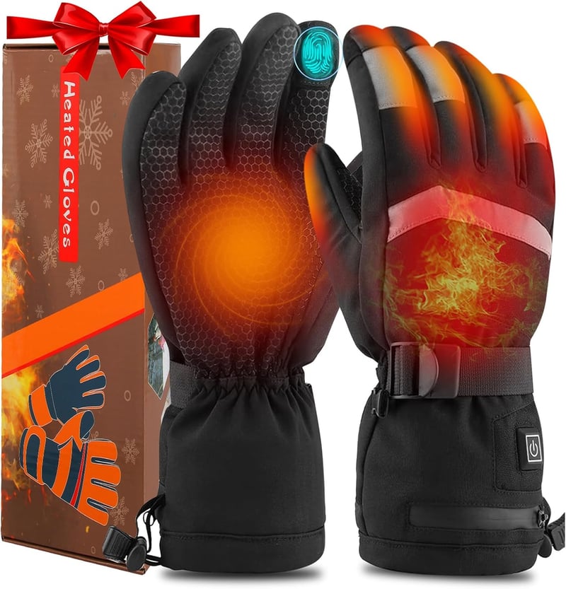 Beheizbare Winterhandschuhe für Männer und Frauen mit 3 Wärmestufen