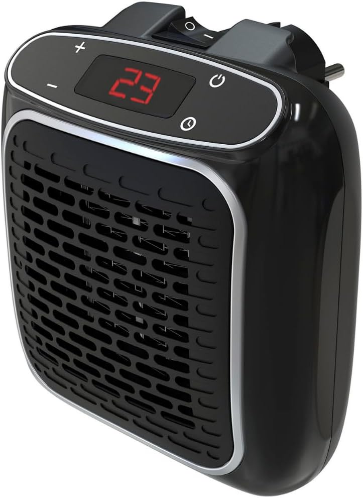 Elektrischer Wandheizer mit Thermo-Keramik-Technologie, 800 W, Timer