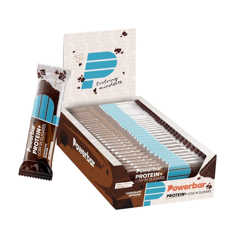 Proteinriegel Low Sugar - Schokoladen-Brownie, 30 Stück - 107 Kcal, ballaststoffreich