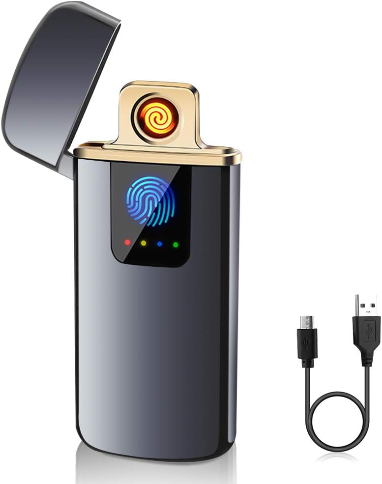 USB Aufladbares Plasma-Feuerzeug mit Touchscreen für Männer