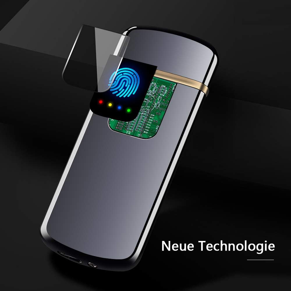 USB Aufladbares Plasma-Feuerzeug mit Touchscreen für Männer