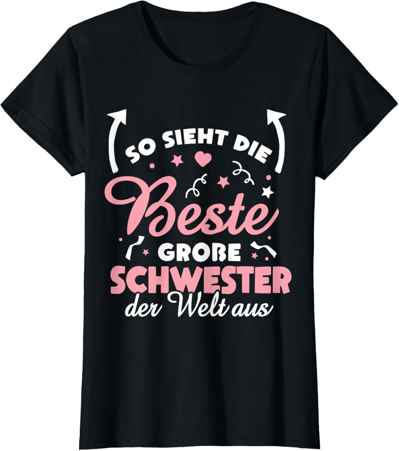 Süßes T-Shirt für die beste große Schwester