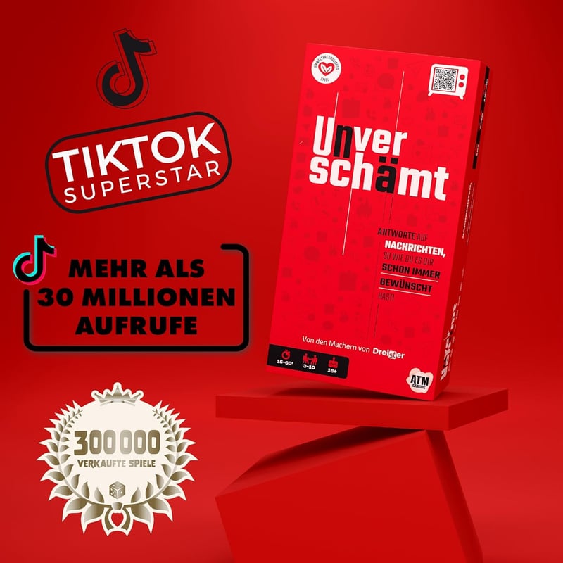 Lustiges Kartenspiel für Erwachsene mit 480 Karten - Made in Germany