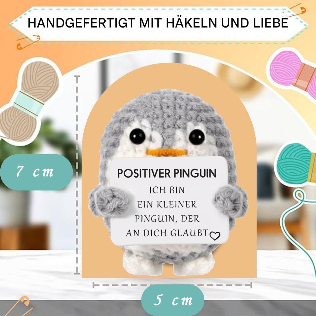 Positives Plüschtier für Frauen und Männer – Geschenk für Geburtstage