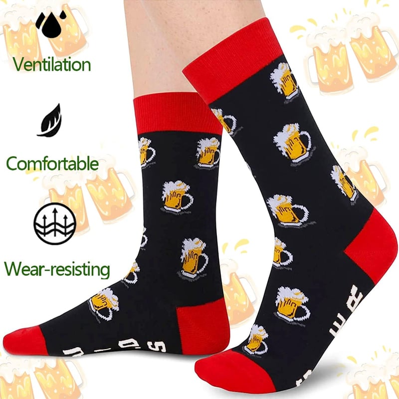 Lustige Socken zum Vatertag für Väter und Großväter