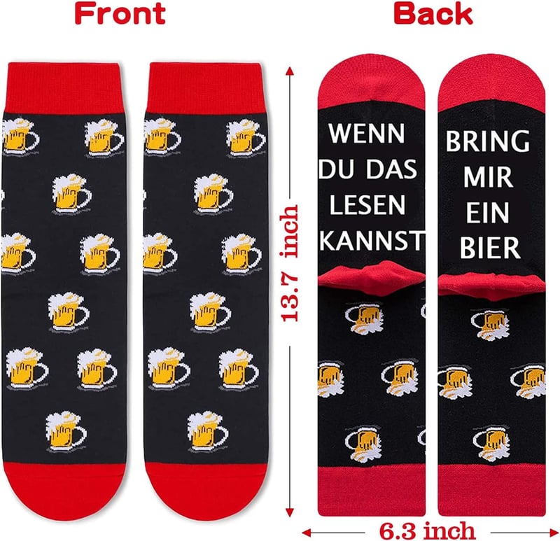 Lustige Socken zum Vatertag für Väter und Großväter