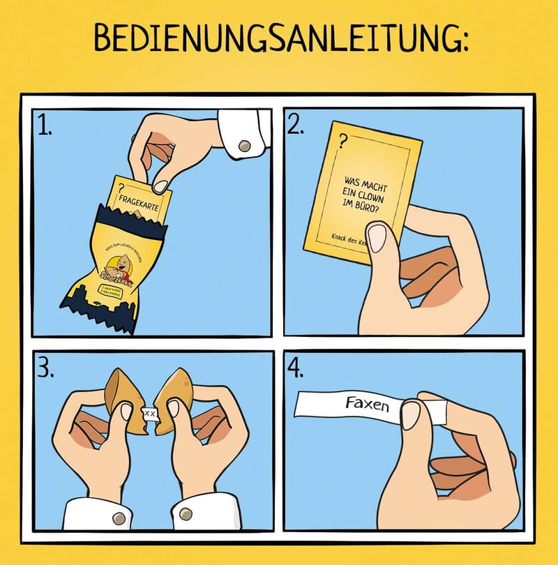 Lustige Scherzkekse 10er Box für Geburtstagsfeiern – Made in Germany