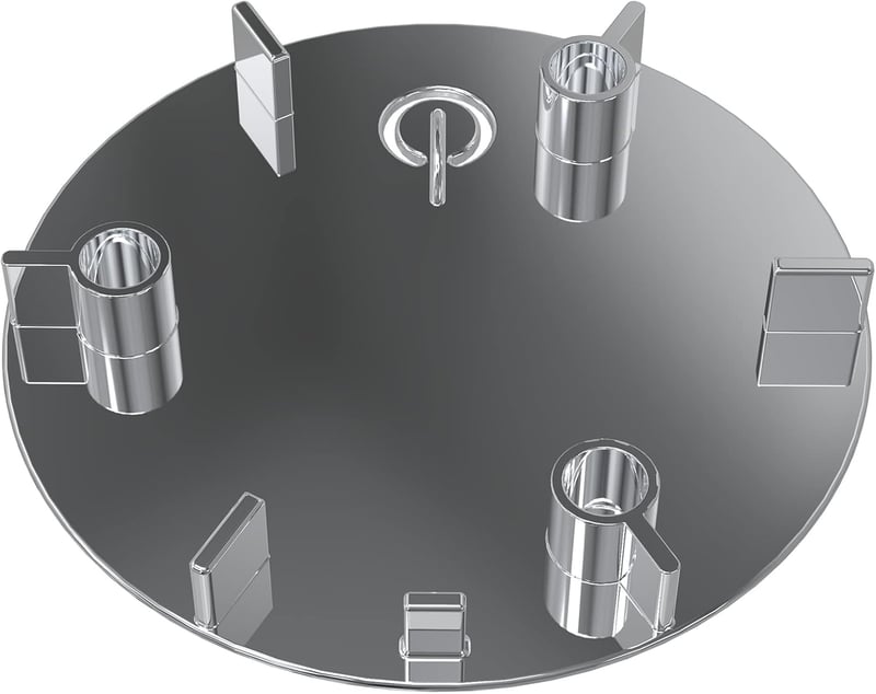 Chrom Duschabflussabdeckung 115 mm für Modell 6964