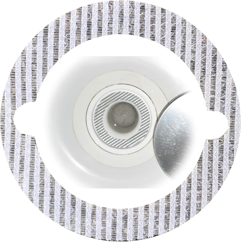 Haarfänger für moderne Duschen – 30er Set, Durchmesser 6 cm