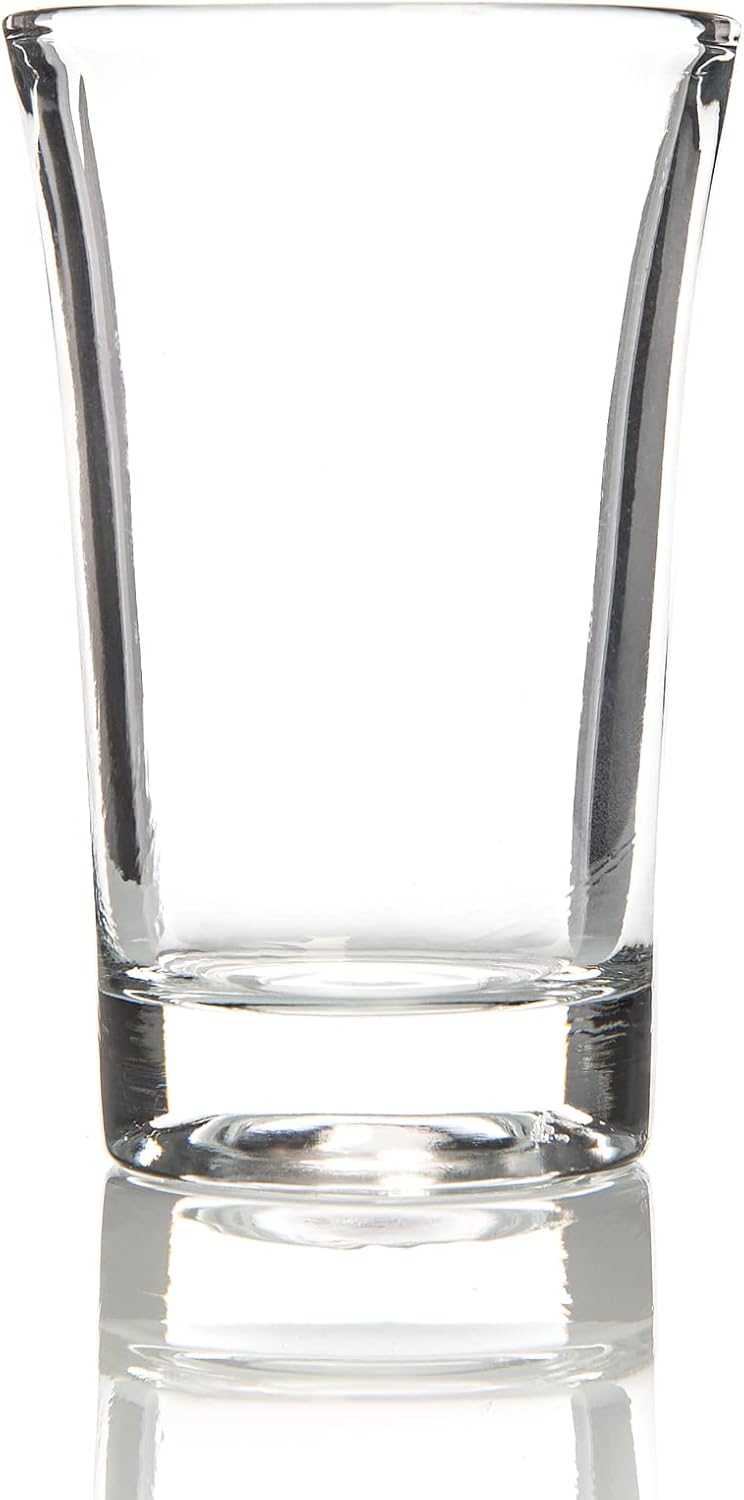 6er Set Spülmaschinenfeste Schnapsgläser aus Glas – 4cl für Wodka, Tequila & mehr