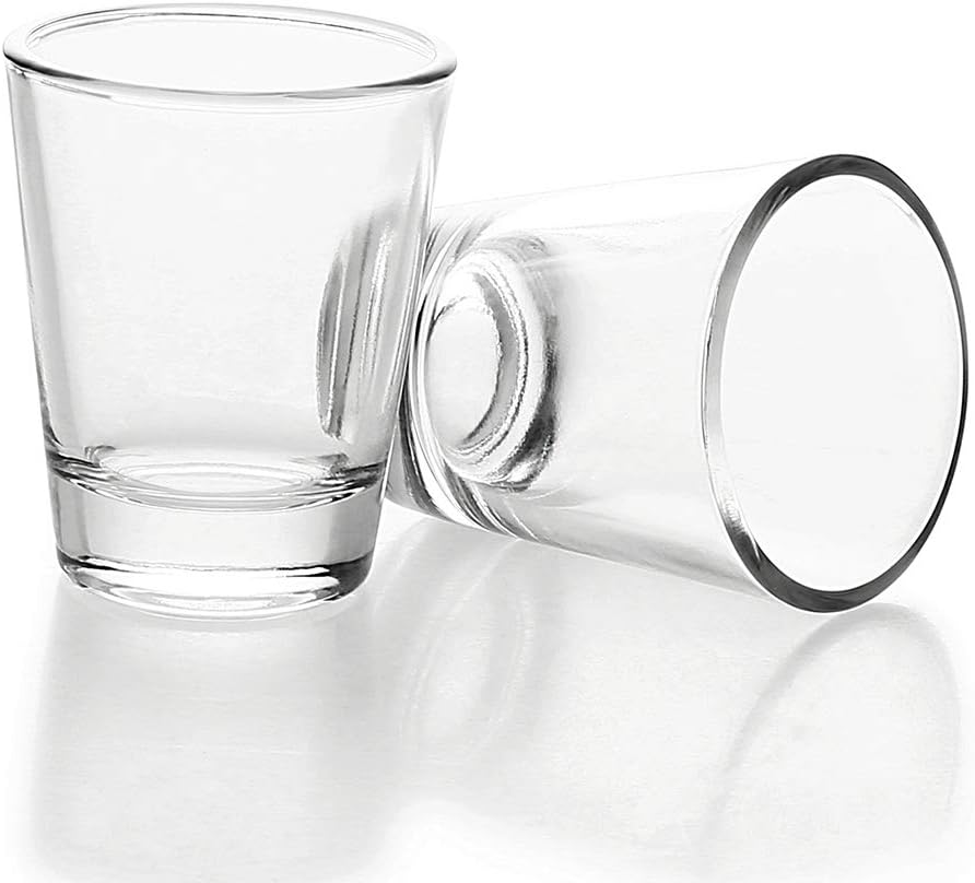 Schnapsgläser Set 2er, 5 cl, spülmaschinenfest für Vodka und Tequila