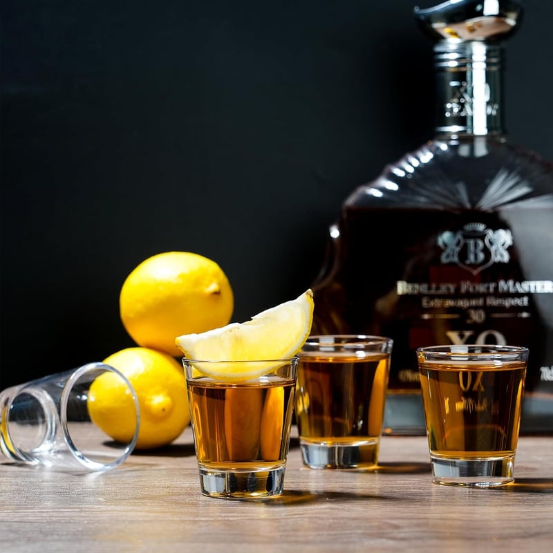 Schnapsgläser Set 2er, 5 cl, spülmaschinenfest für Vodka und Tequila