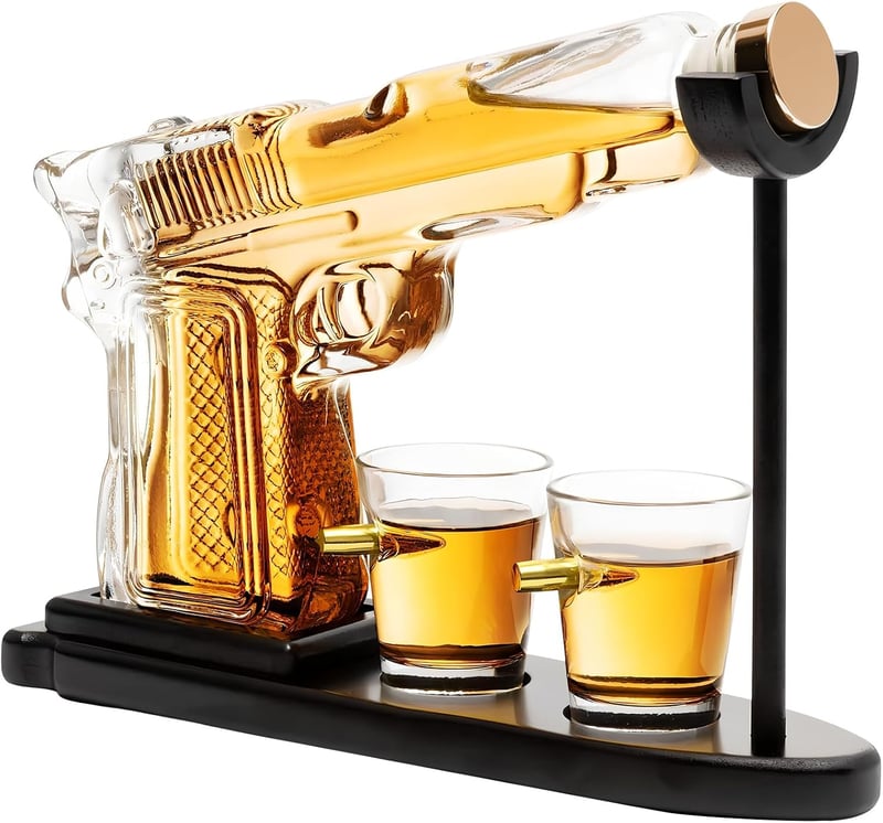 Personalisiertes Whisky Geschenkset mit Karaffe und 2 Gläsern für Männer