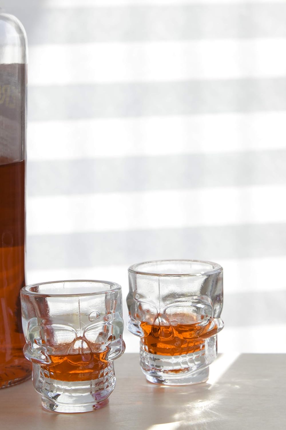 Kikkerland Skull Schnapsglas, 1,5 fl. Oz.
