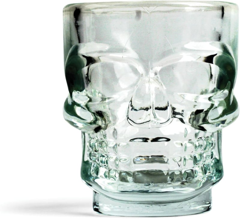 Kikkerland Skull Schnapsglas, 1,5 fl. Oz.