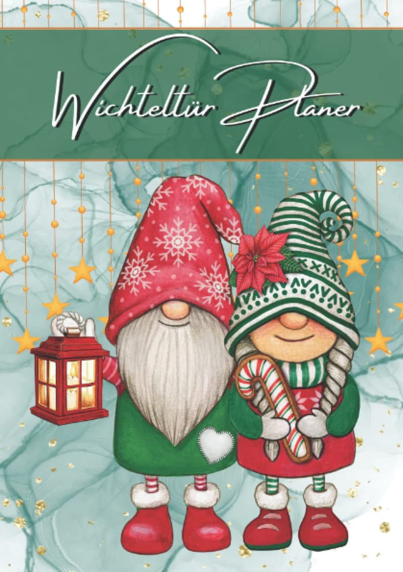Wichtelplanung: 10 Wochen Planer im DIN A5 Format für Weihnachten