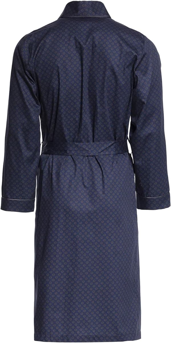 Eleganter Herren Morgenmantel aus 100% Baumwolle