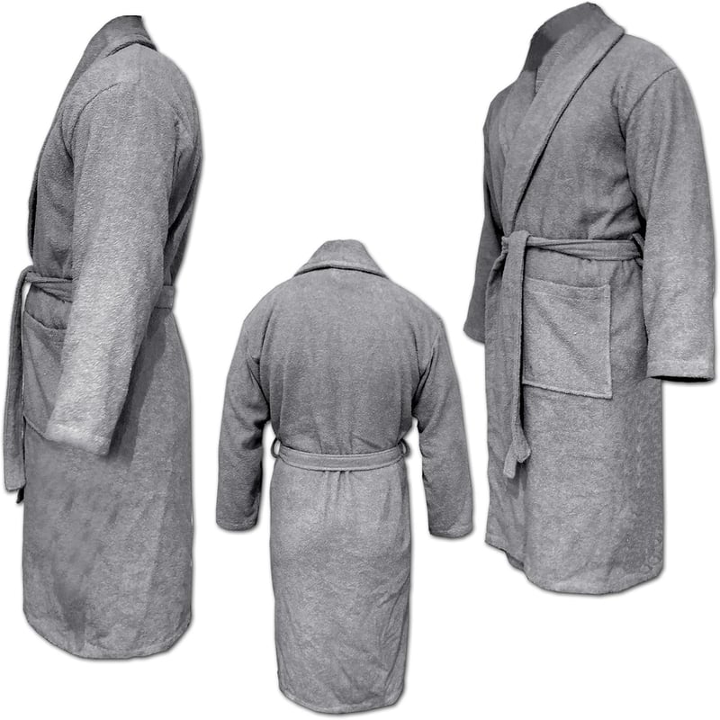 Reisebademantel aus 100% Baumwolle für Damen und Herren
