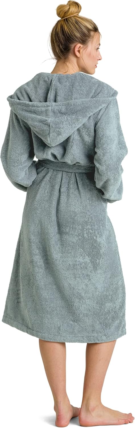 Möve Unisex Kapuzenmantel aus Superwuschel-Textil