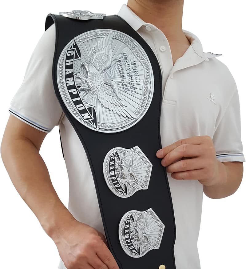 Wrestling Meisterschafts-Gürtel aus Leder – Große Auszeichnung für Erwachsene
