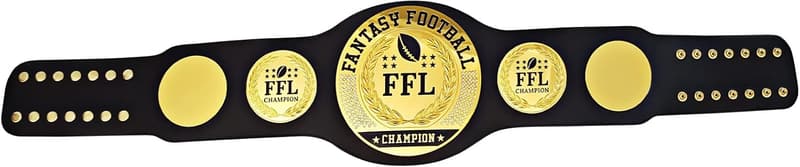 Individualisierbarer Football Meisterschaftsgürtel als Trophäe